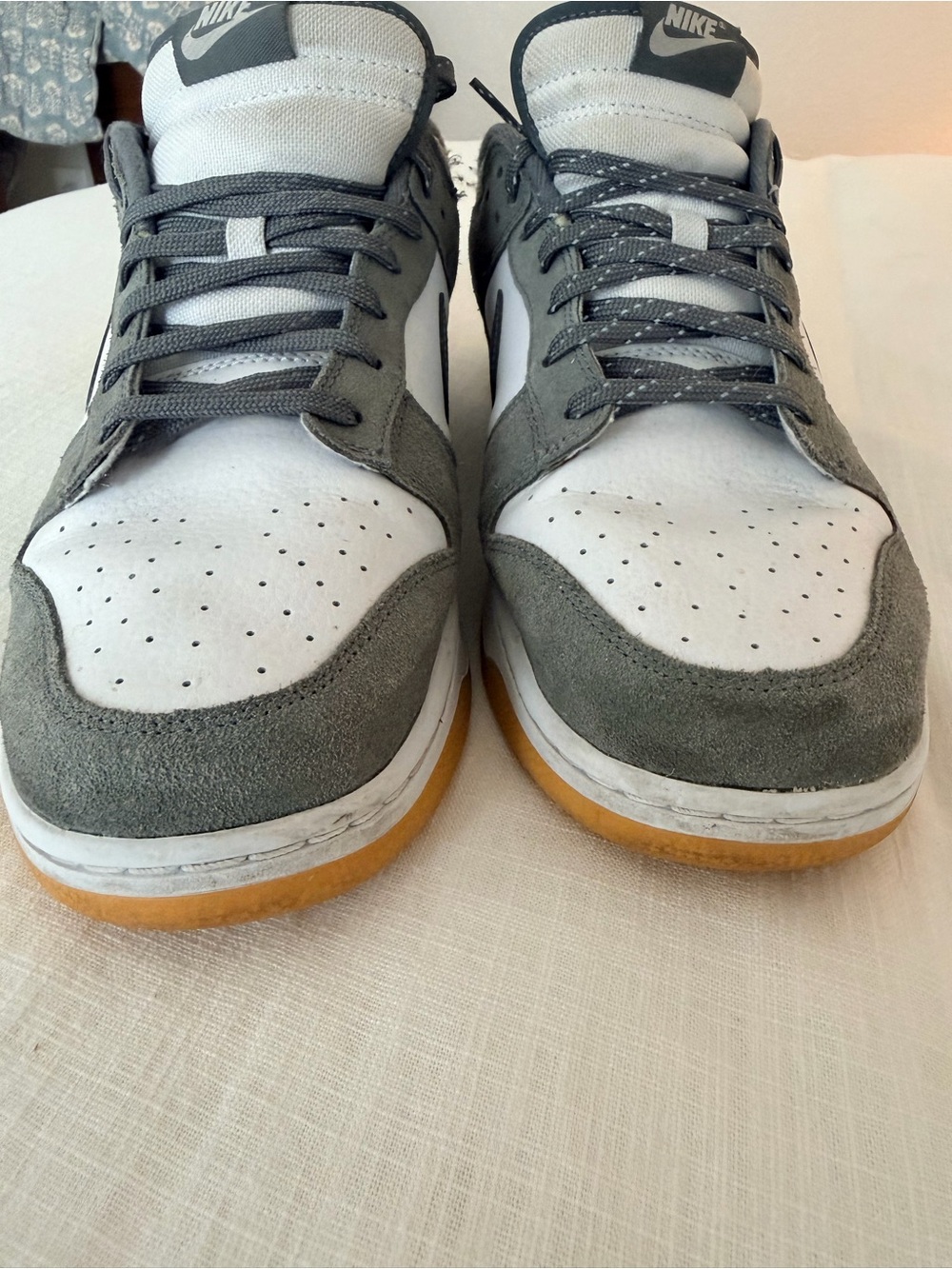 Nike Dunk Low Sneaker Smoke Grey Gum 3M Swoosh Men’s Size 15 - Picture 4 of 10